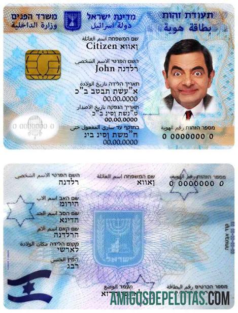Israel ID amostra